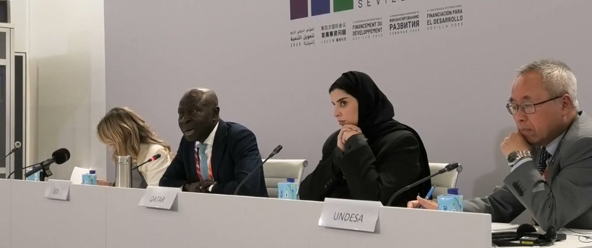 OITinfo's tweet image. 🔔 Pas de développement durable sans justice sociale ❗
📌 De #Séville à #Doha : un nouvel élan pour financer un développement social plus juste et plus inclusif. 🇪🇸 🇶🇦 @OITinfo @UNDESA
✋ Pour un agenda social mondial ↗️
ℹ️ INFO : tinyurl.com/2p9j23yt
#ODD #FfD4 #WSSD2