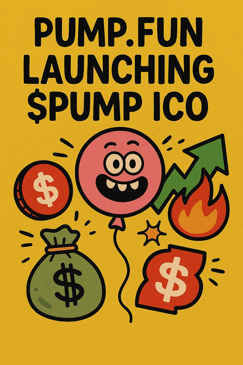 Pumpfun is about to go full send with the $PUMP ICO 💥

from memes to markets — now it’s launching a token that could define the season.

degenerates, dreamers, and day-one posters…

are you ready to pump or just gonna watch history scroll by? 👀#onlyonbae #PumpFun