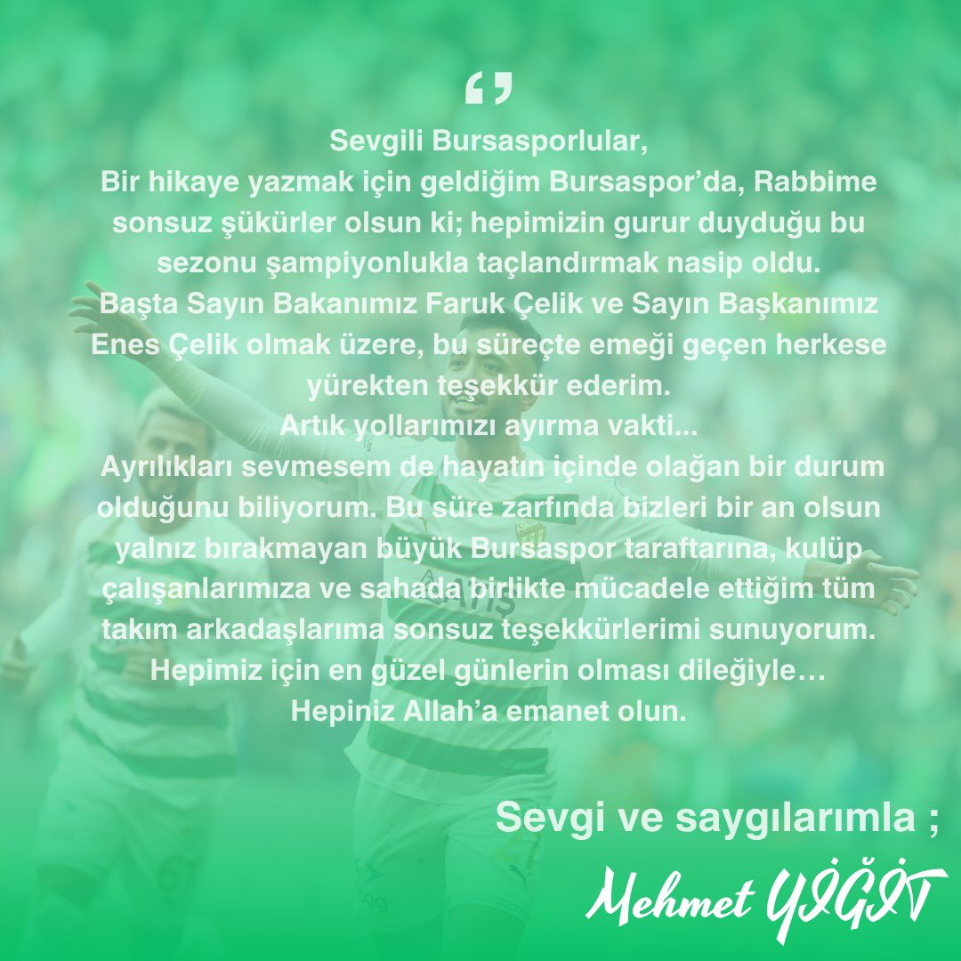 Mehmet Yiğit tweet media