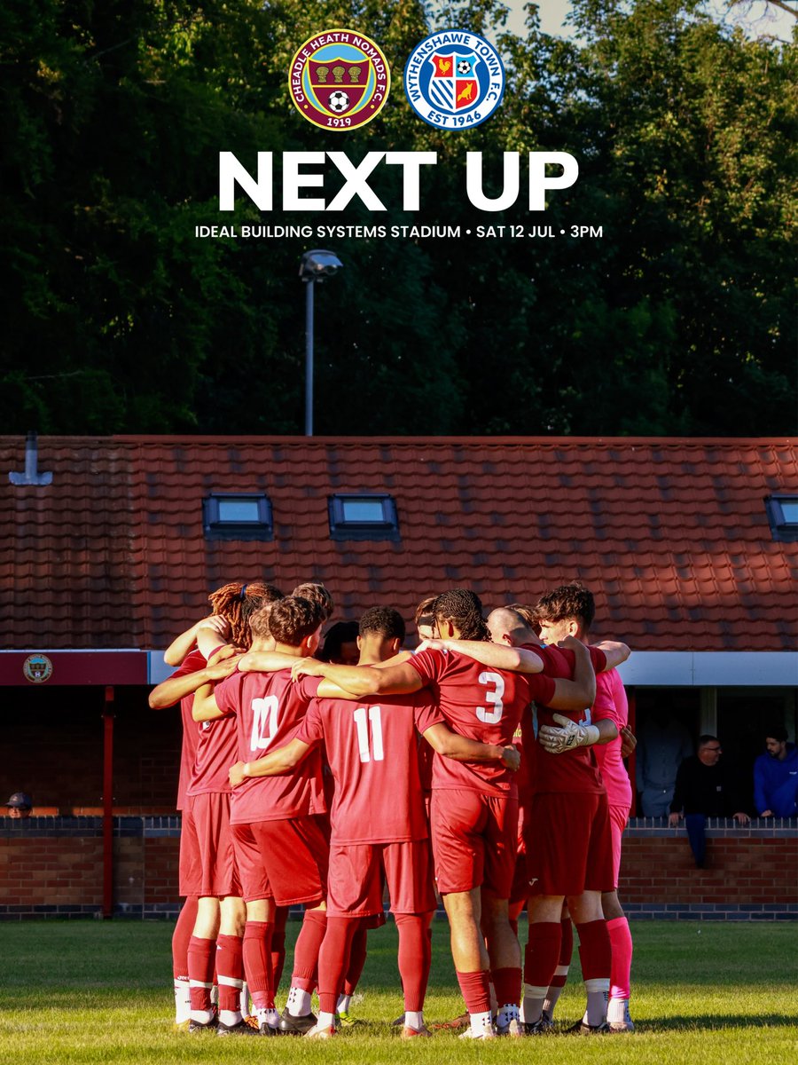 CheadleNomads's tweet photo. The lads put in a strong shift yesterday coming away with a 4–2 victory over Cheadle Town

We’re back in action this Saturday as we welcome @WTFC1946

Can we keep the momentum going ?

🕢 3 PM KO
📍 Ideal Building Systems Stadium
🎟️ Adults £5 | Concessions £3

#WeAreNomads https://t.co/ypuUzO1XzG