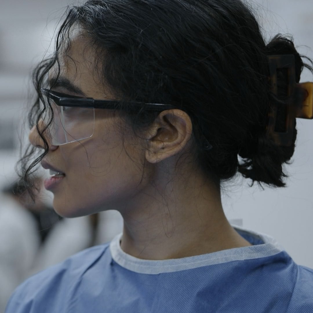 pittpilled's tweet photo. samira mohan (and hairclip) in profile, you mean so much to me https://t.co/i5NQypAPhS