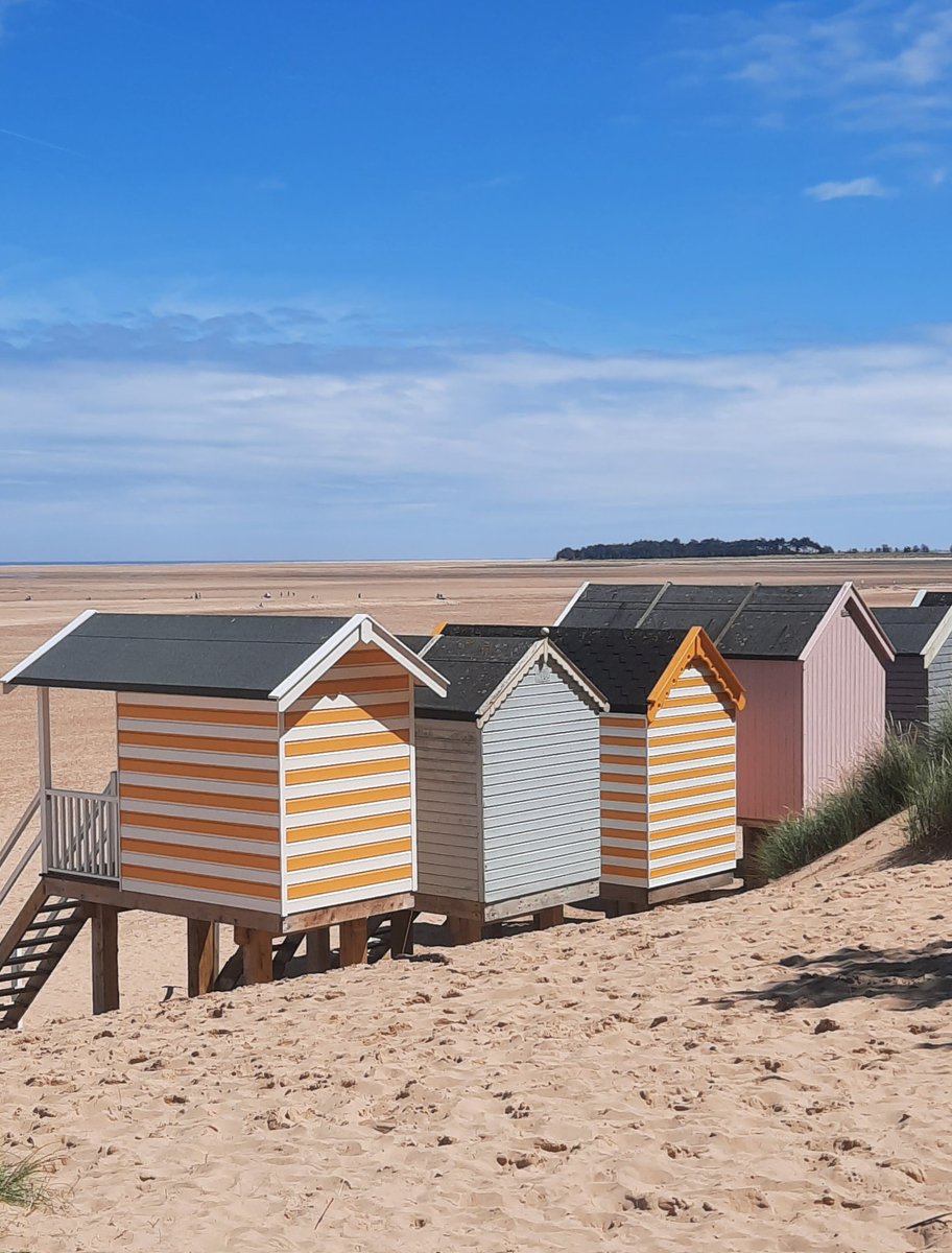 Beach huts at Wells-next-the-Sea.
#beachhuts #coastal #Norfolk #beaches