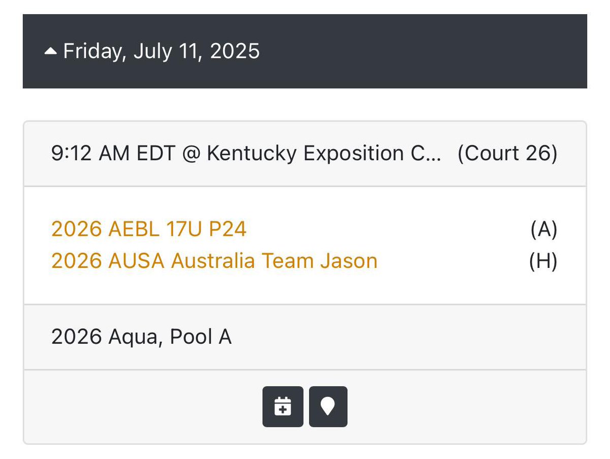 Almost time to hit the court with AUSA - Team Jason at <a href="/TFNsRun4Roses/">TFN's Run 4 Roses</a>. 

Following the Run4Roses, we will be heading to <a href="/niketoc/">Nike Tournament of Champions</a>. 

Excited to get to play in such competitive tournaments and grind away!!

<a href="/TFNsRun4Roses/">TFN's Run 4 Roses</a> schedule below.. 

<a href="/AUSA_Hoops/">AUSA Hoops</a> <a href="/AUSA_Hoops_WBB/">AUSA Hoops WBB</a>