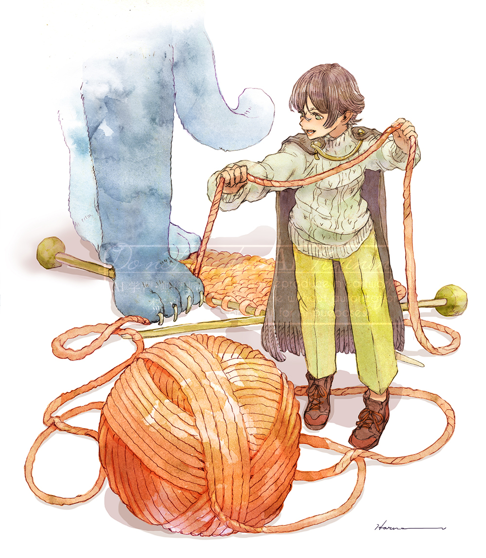 「」|渡邊 春菜のイラスト