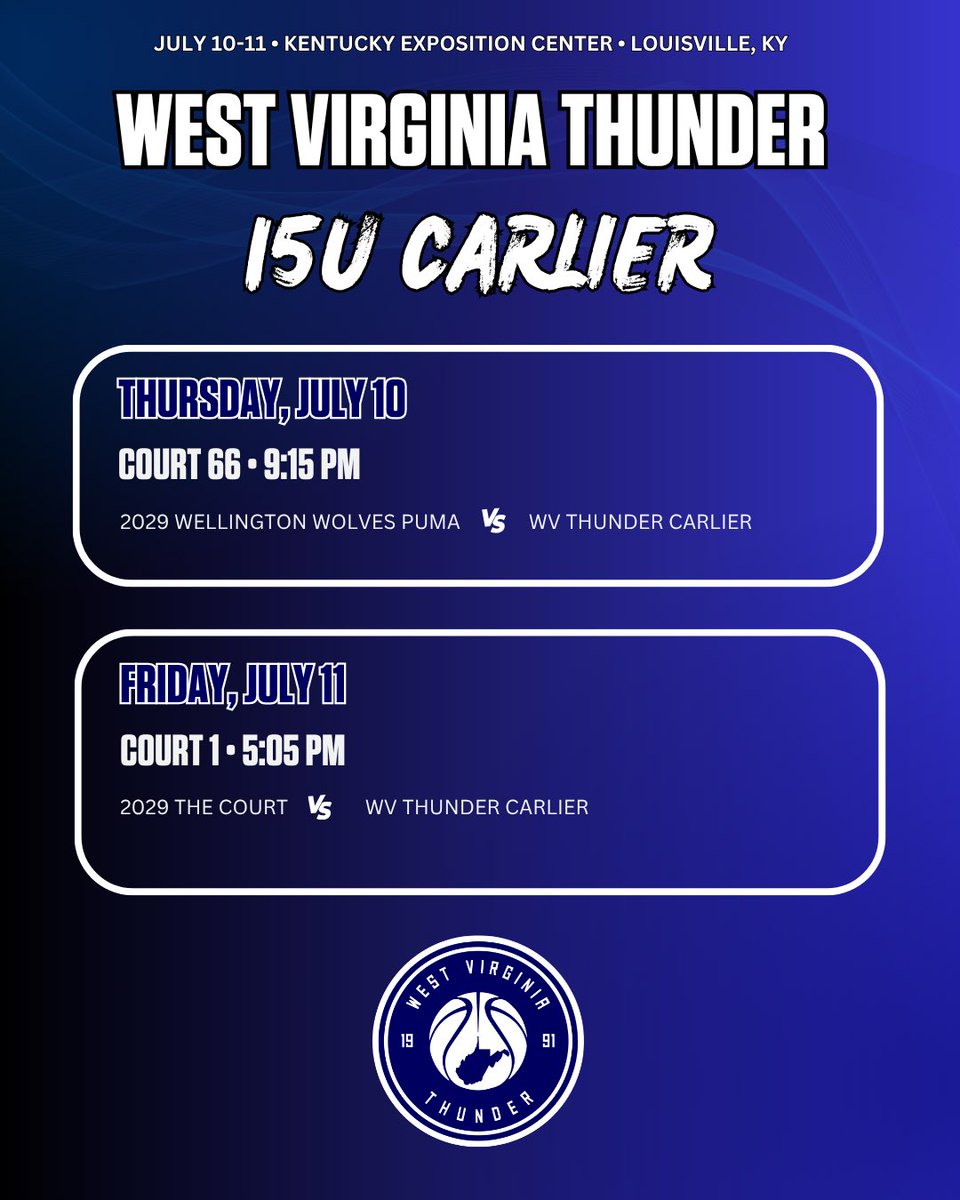 West Virginia Thunder tweet media