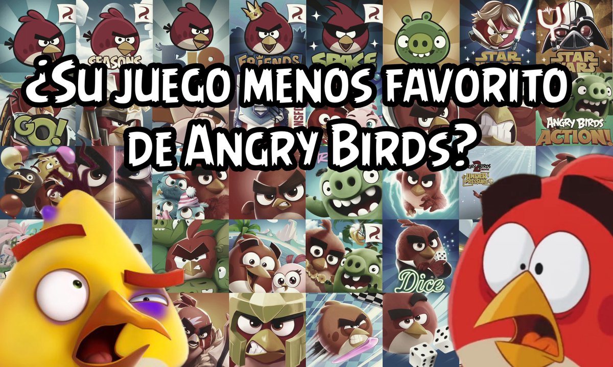 AlexABSMB's tweet image. Angry Birds tiene mucho juego pero ¿cual es tu juego menos favorito de la saga?