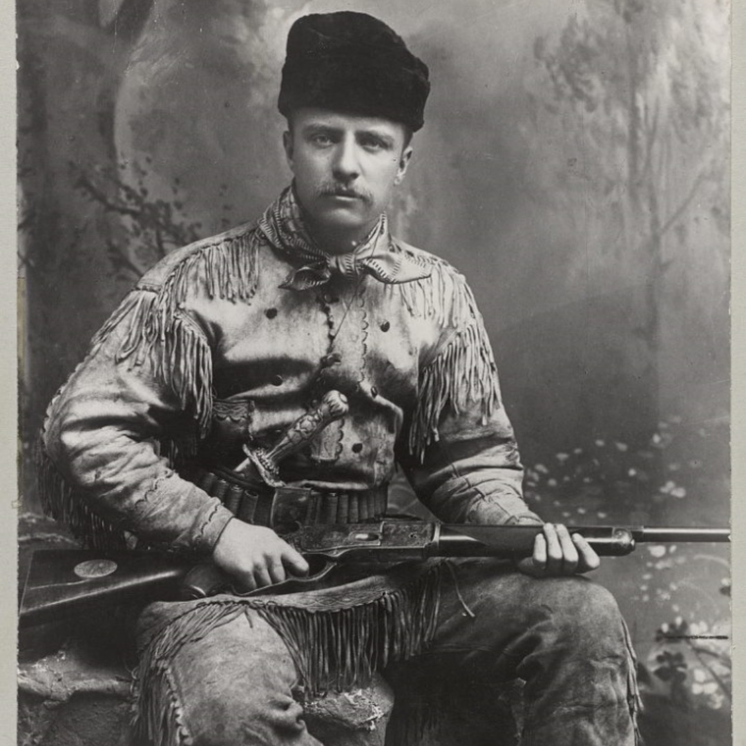 TRPresLibrary's tweet image. On #FashionDay, we salute #TheodoreRoosevelt — a man who dressed the part.
🎩 Harvard dandy
🤠 Badlands cowboy
🎖️ Rough Rider
🇺🇸 Presidential statesman
🌍 Explorer in khaki
TR used fashion to reflect his purpose, place, & power. #TRStyle #PresidentialFashion