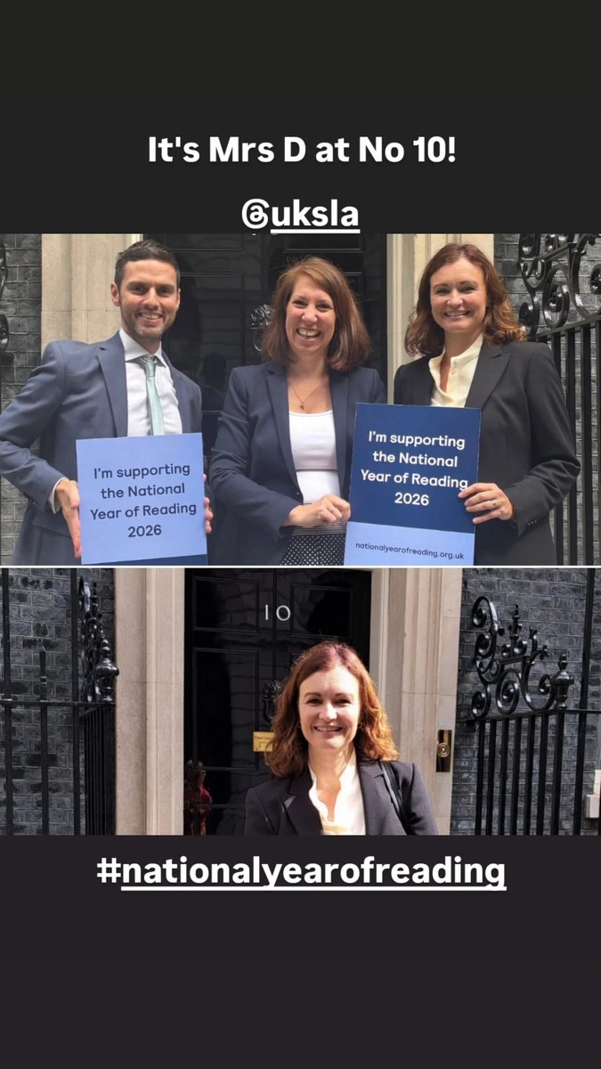 mrdillypresents's tweet image. Great to see Mrs Dilly @uksla at @10DowningStreet to help launch the #NationalYearOfReading2026 👏👏