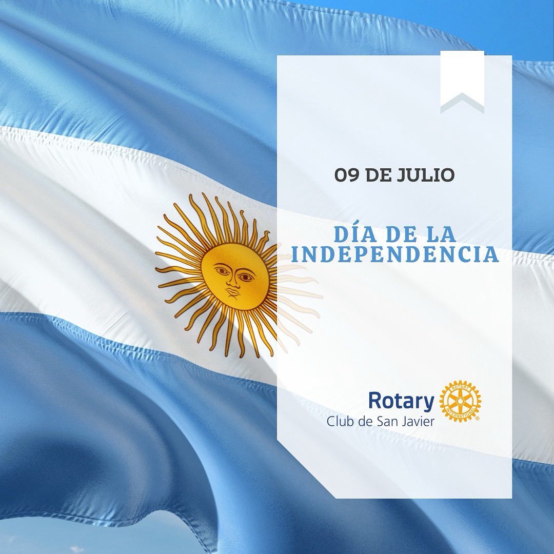 RotarySanJavier's tweet photo. 🇦🇷9 de Julio
Celebramos la libertad.
Servimos con compromiso.
💙 Unidos para hacer el bien.
🤝 Rotary https://t.co/sPiviQWH05
