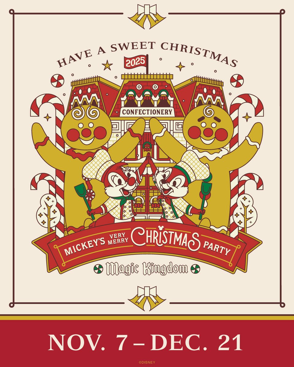 Hear those sleigh bells ringing? Mickey’s Very Merry Christmas Party returns November 7! 🎄🔔 di.sn/60164t2AA