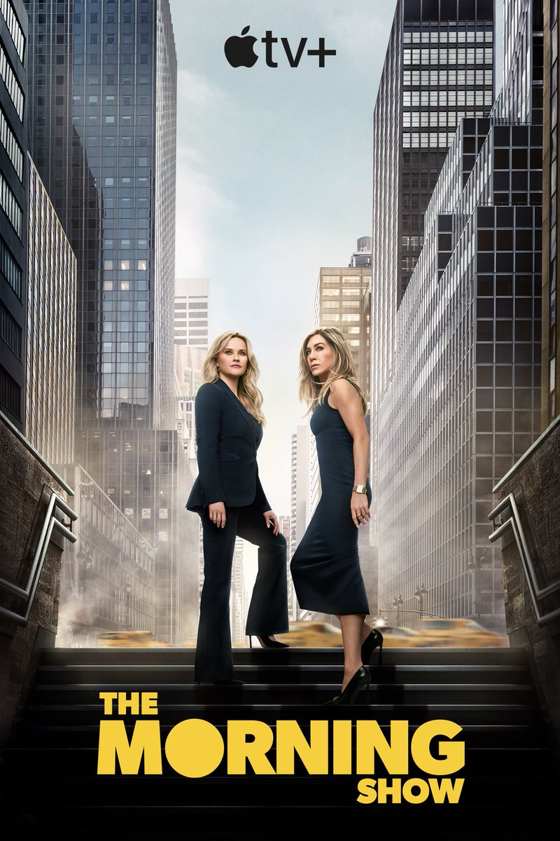 First poster for #TheMorningShow Season 4 starring Reese Witherspoon and Jennifer Aniston.

Returns September 17, on #AppleTV+