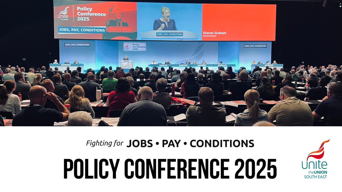 unite_southeast's tweet image. 📣 Today @UniteSharon took to the stage with a clear message - our union will never back down when it comes to defending workers👏
SE Region delegates proudly stood in support, showing the unity and strength that defines our movement.
🗣️ Real talk. Real leadership. Real change.