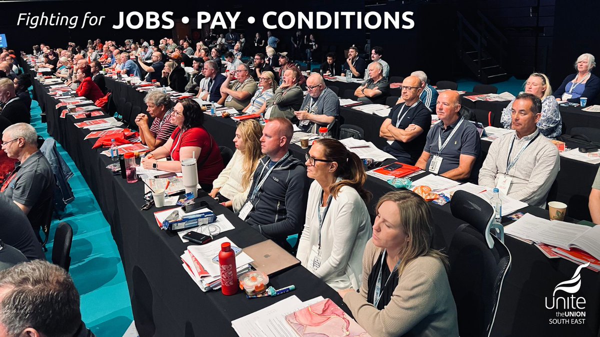 unite_southeast's tweet image. 📣 Today @UniteSharon took to the stage with a clear message - our union will never back down when it comes to defending workers👏
SE Region delegates proudly stood in support, showing the unity and strength that defines our movement.
🗣️ Real talk. Real leadership. Real change.