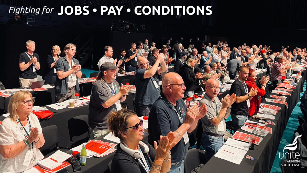 unite_southeast's tweet image. 📣 Today @UniteSharon took to the stage with a clear message - our union will never back down when it comes to defending workers👏
SE Region delegates proudly stood in support, showing the unity and strength that defines our movement.
🗣️ Real talk. Real leadership. Real change.