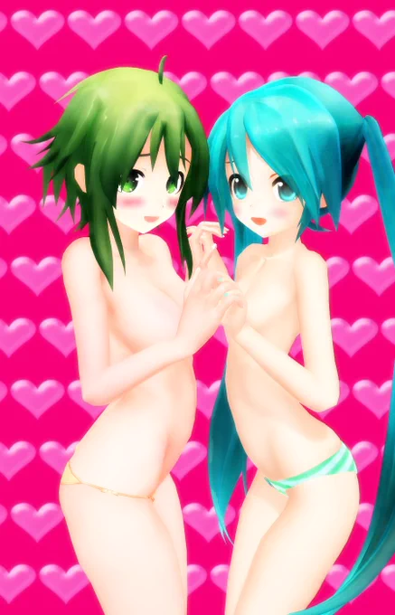 #独学でここまで成長したから一緒に頑張ろう GUMIさんとミクさん ←2013 2025→