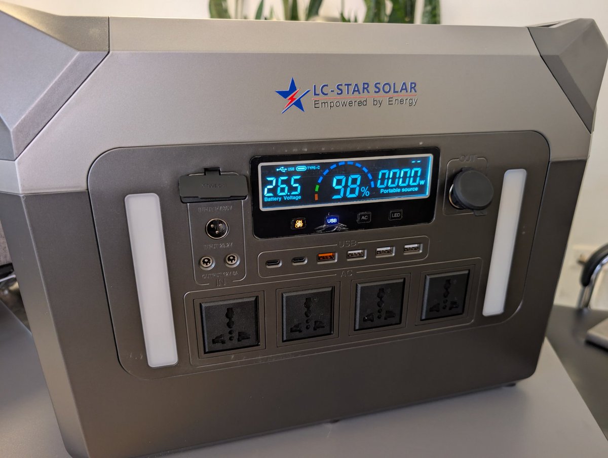 0000Mats's tweet image. 2000watts lithium power stations are back in stock.
Can support every appliance that doesn't exceed 2000watts. You can charge them using grid power and solar.
At 2.5M 0786801993