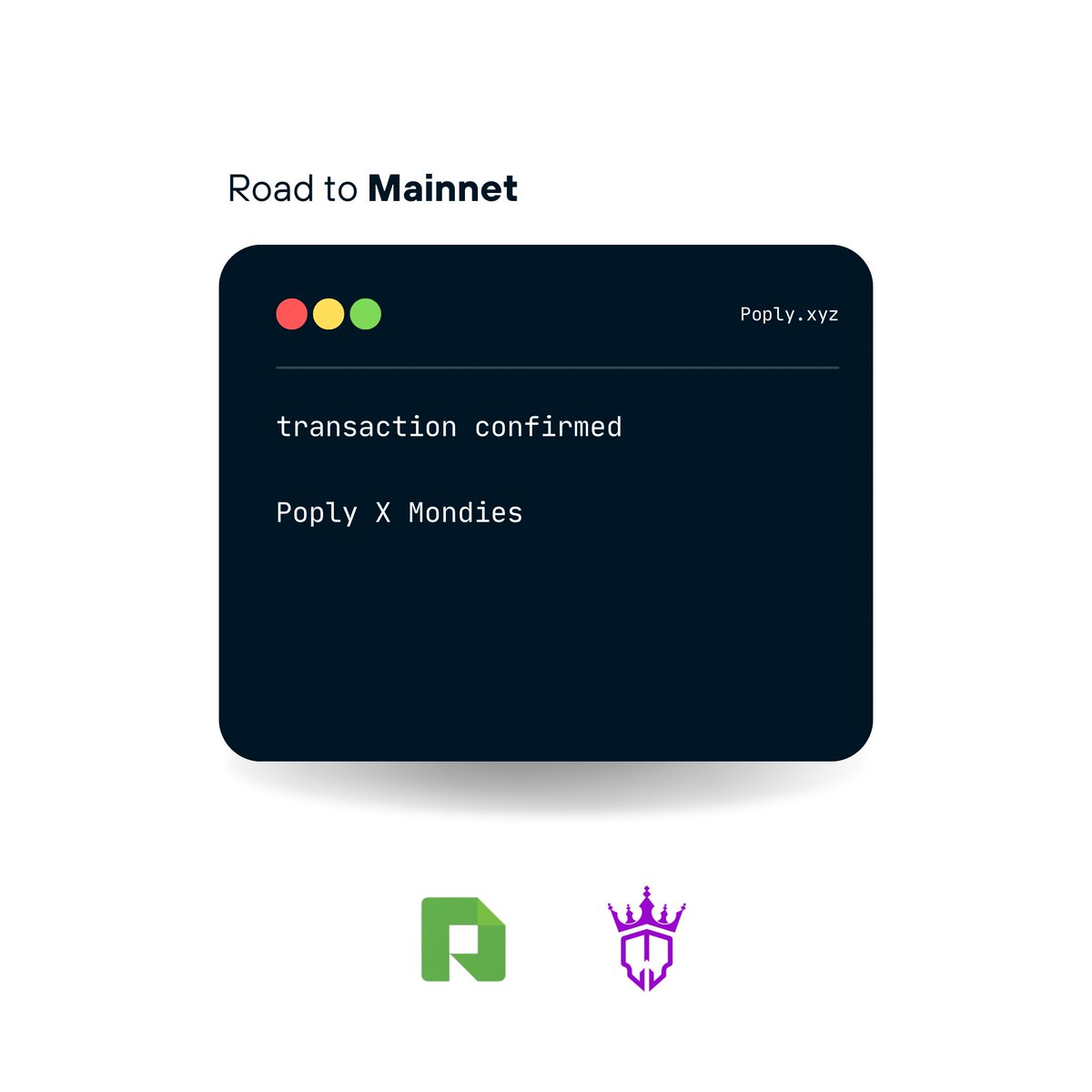 Poply ✨ | Monad NFT Marketplace (@poply_xyz) on Twitter photo ⛓️ When on-chain says it’s official…
✅ Transaction confirmed
<a href="/MondiesNFT/">MondiesNFT || 🎟️ Mint Now</a> x <a href="/poply_xyz/">Poply ✨ | Monad NFT Marketplace</a> is happening.
💺 Reserve a seat:
Follow both, Like, RT & drop EVM wallet👇 ⛓️ When on-chain says it’s official…
✅ Transaction confirmed
<a href="/MondiesNFT/">MondiesNFT || 🎟️ Mint Now</a> x <a href="/poply_xyz/">Poply ✨ | Monad NFT Marketplace</a> is happening.
💺 Reserve a seat:
Follow both, Like, RT & drop EVM wallet👇