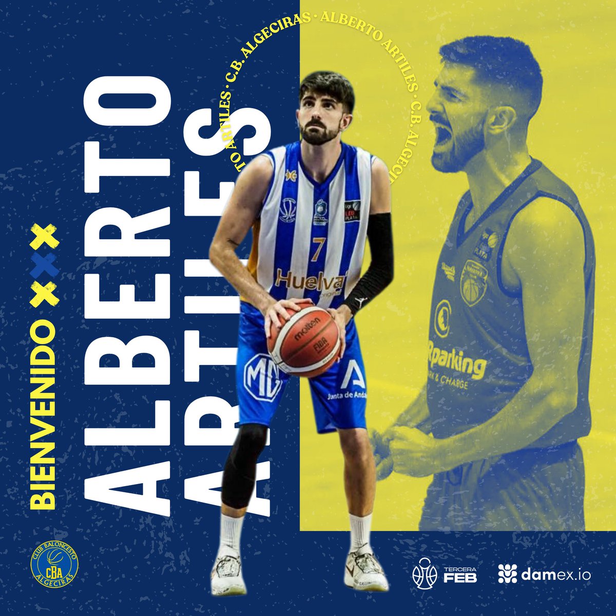 ✅ | <a href="/CB_Algeciras/">Club Baloncesto Algeciras 'CBA'</a> se hace con los servicios del escolta Alberto Artiles.

👉 El canario llega procedente del CP Peñarroya (Tercera FEB) donde ha promediado más de 18 puntos y 3,3 rebotes por partido con más de un 30% en triples.

😋 ¡𝗟𝗮 𝗿𝗶𝗰𝗮 𝘀𝗮𝗹𝘀𝗮 𝗰𝗮𝗻𝗮𝗿𝗶𝗮!