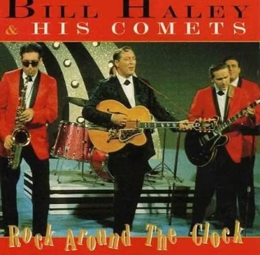 Bill Haley &amp; His Comets began an 8-week run at #1 on the U.S. Billboard singles chart with "Rock Around the Clock" on this day in 1955.

Written by Max C. Freedman and Jimmy DeKnight, "Rock Around the Clock" became the first rock song to reach #1 in both the U.S. and the U.K.