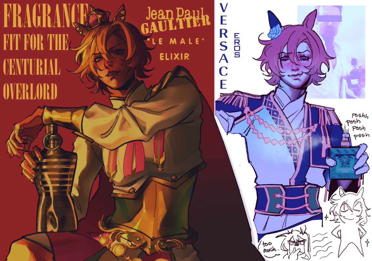 the target audience is ME !
jpg le male elixir smells so gorjas i need to put the overlord on... also #tbh i dislike the opening of versace eros but the concept of it being one of oppy's signature scents is so funny to me HSJDKFHS