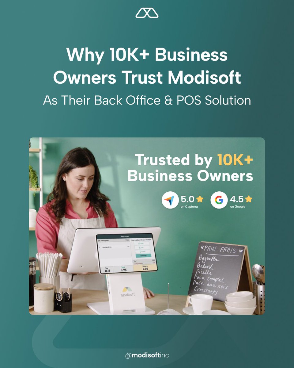 Modisoft is an all in one solution for retail and restaurant businesses. A simple user friendly interface, and 24/7 support that you can actually rely on.