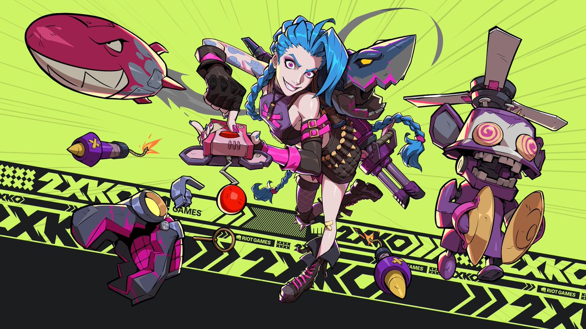 🎵 Play - Get Jinxed 🎵
💥Key Art of Jinx for 2XKO 💥