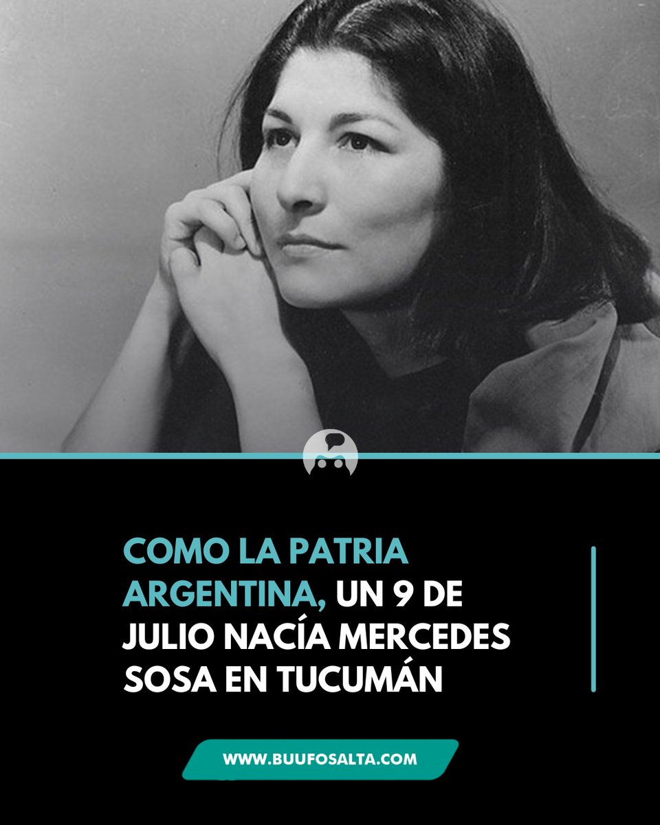 BuufoSalta's tweet photo. Mercedes Sosa cumpliría hoy 90 años. Parques, plazas y bosques; calles, escenarios y festivales; Bibliotecas, Escuelas, Centros de salud y Centros culturales del mundo llevan su nombre. Un repaso por la infancia de “La Negra” y su amor por el arte.

 👉🏾 https://t.co/nvkIElF1n0 https://t.co/NOMWKoNuDh