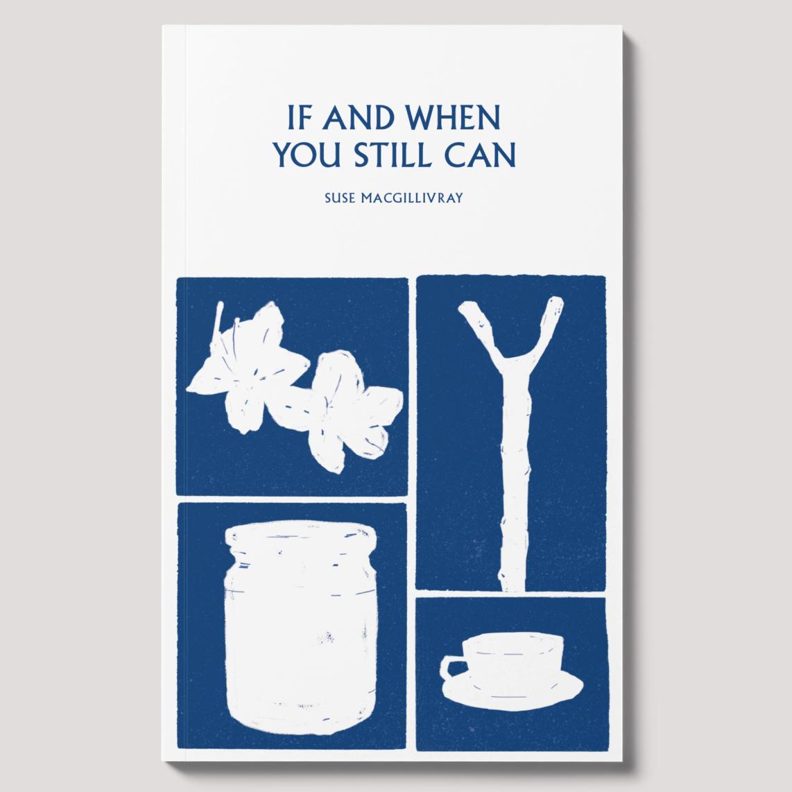 tompparkes's tweet image. Print design work for my (talented) mum’s poetry book. The three white camellias in the logo symbolise my sister, my brother, and me.