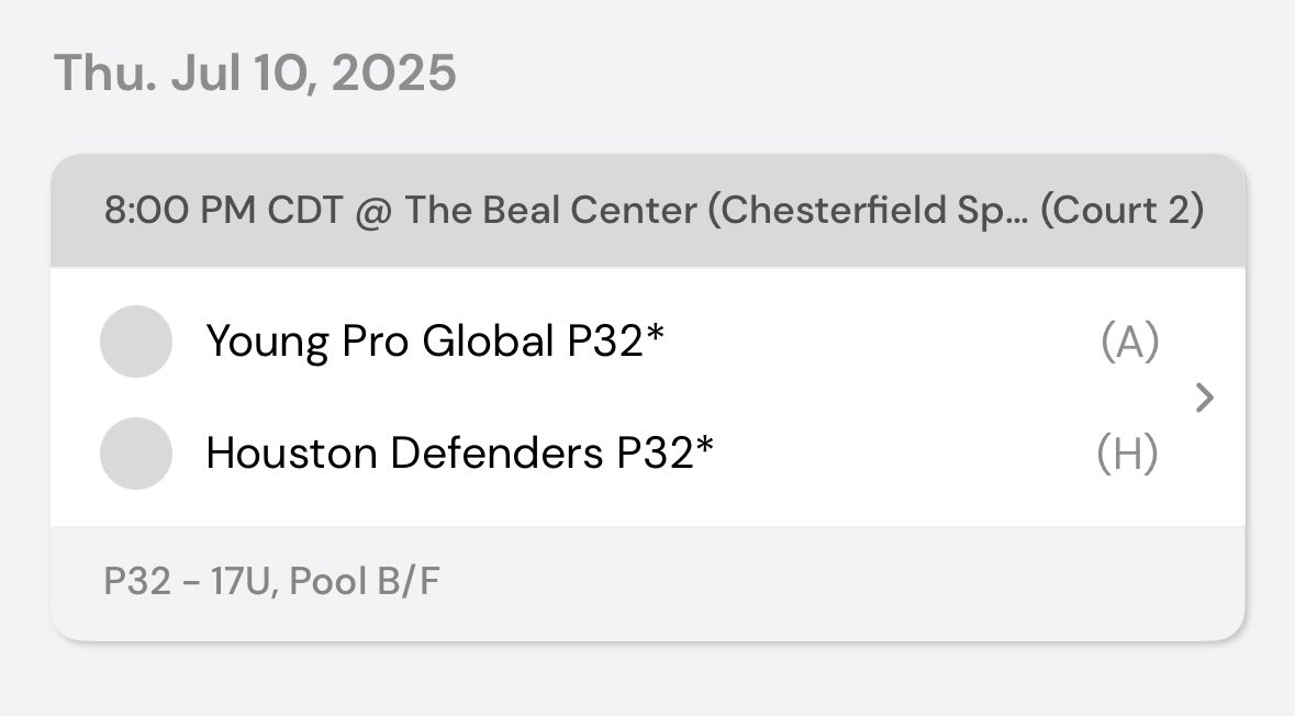 JaKendrick_08's tweet photo. Coaches, here is my schedule for the New Balance P32 Live in St Louis at The Beal Center. https://t.co/K5reSQlAsg
