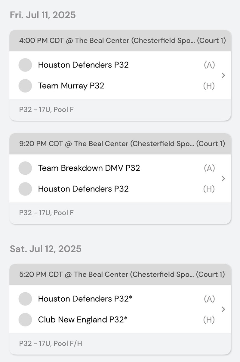 JaKendrick_08's tweet photo. Coaches, here is my schedule for the New Balance P32 Live in St Louis at The Beal Center. https://t.co/K5reSQlAsg