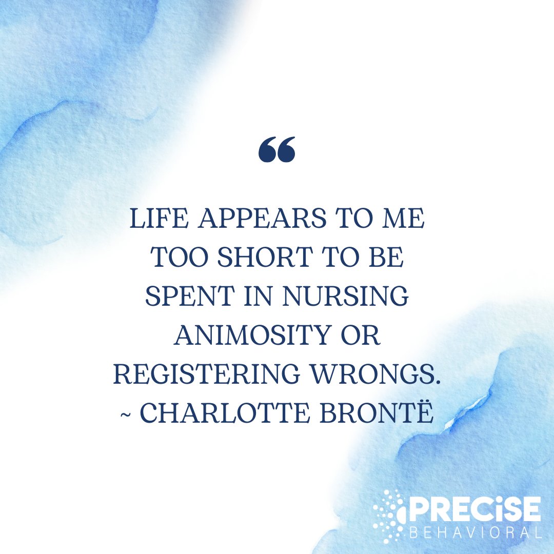 Instead of holding grudges, try to protect your peace.

#MentalHealth #PreciseBehavioral #PreciseBH