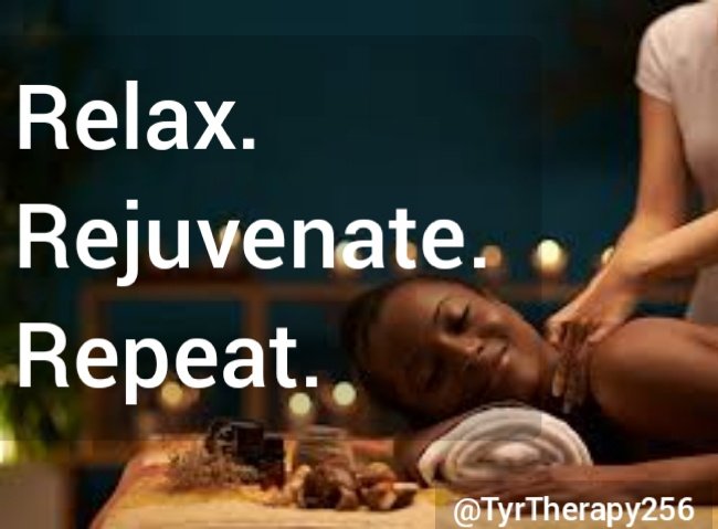 TyrTherapy256's tweet photo. It's the perfect time for a soothing massage ✨
Book now to be pampered! (contact in bio)
#massage #selfcare #wellness #love #bodypostivity #detox #Kampala https://t.co/Lgp9iUK2mS