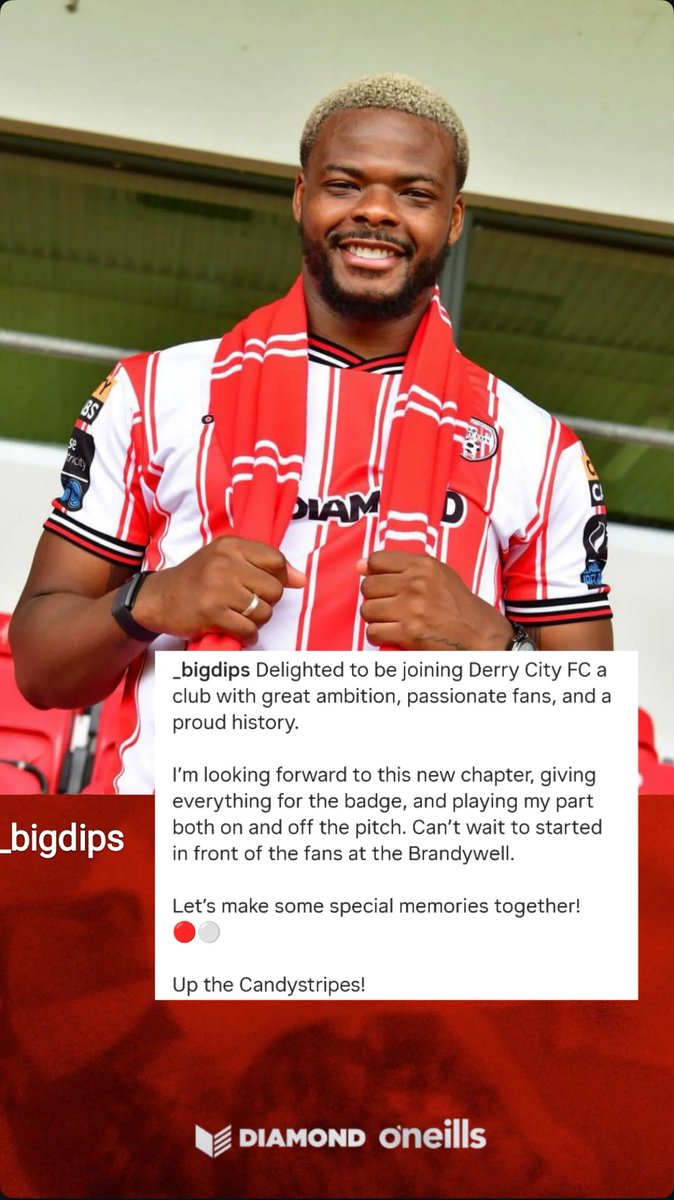 Dipo_Akinyemi's tweet photo. Let’s Get To Work @derrycityfc https://t.co/VKrPOgd87O