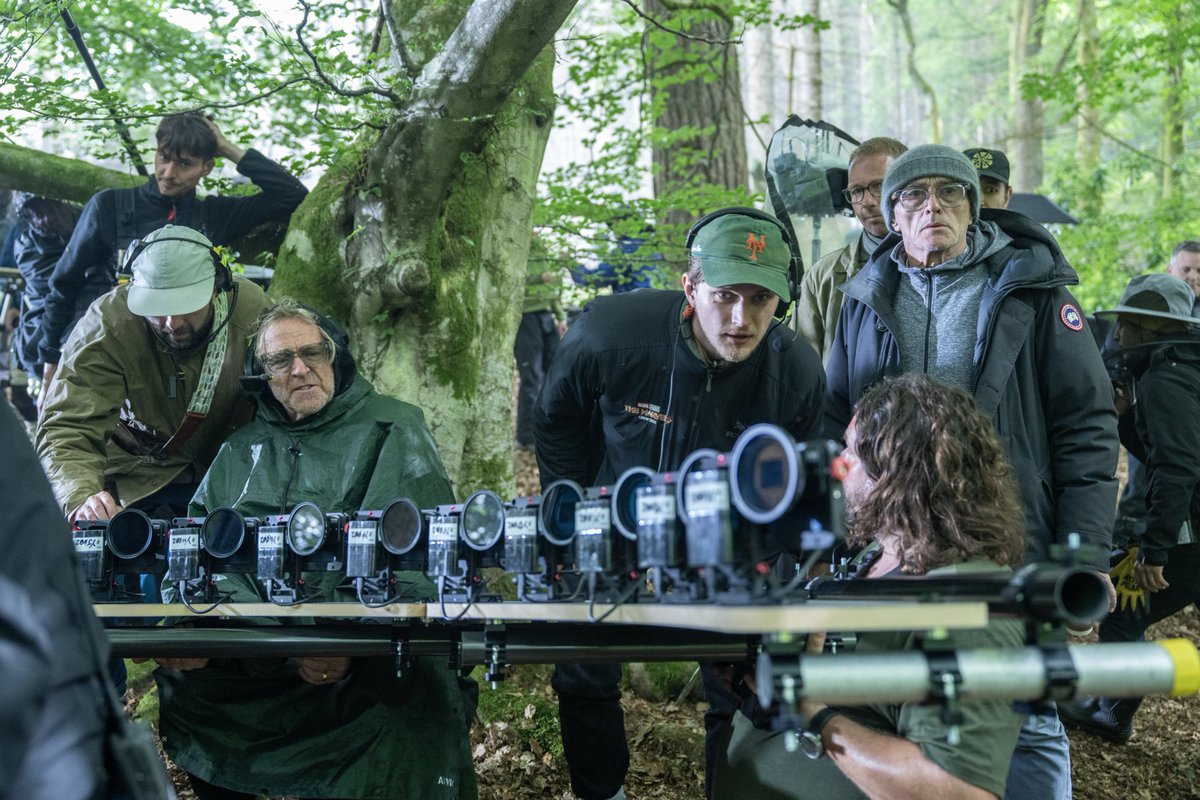 28YearsLaterMov's tweet image. The making of a masterpiece. Check out these #BTS photos from #28YearsLater - now playing exclusively in theatres. Get tickets.