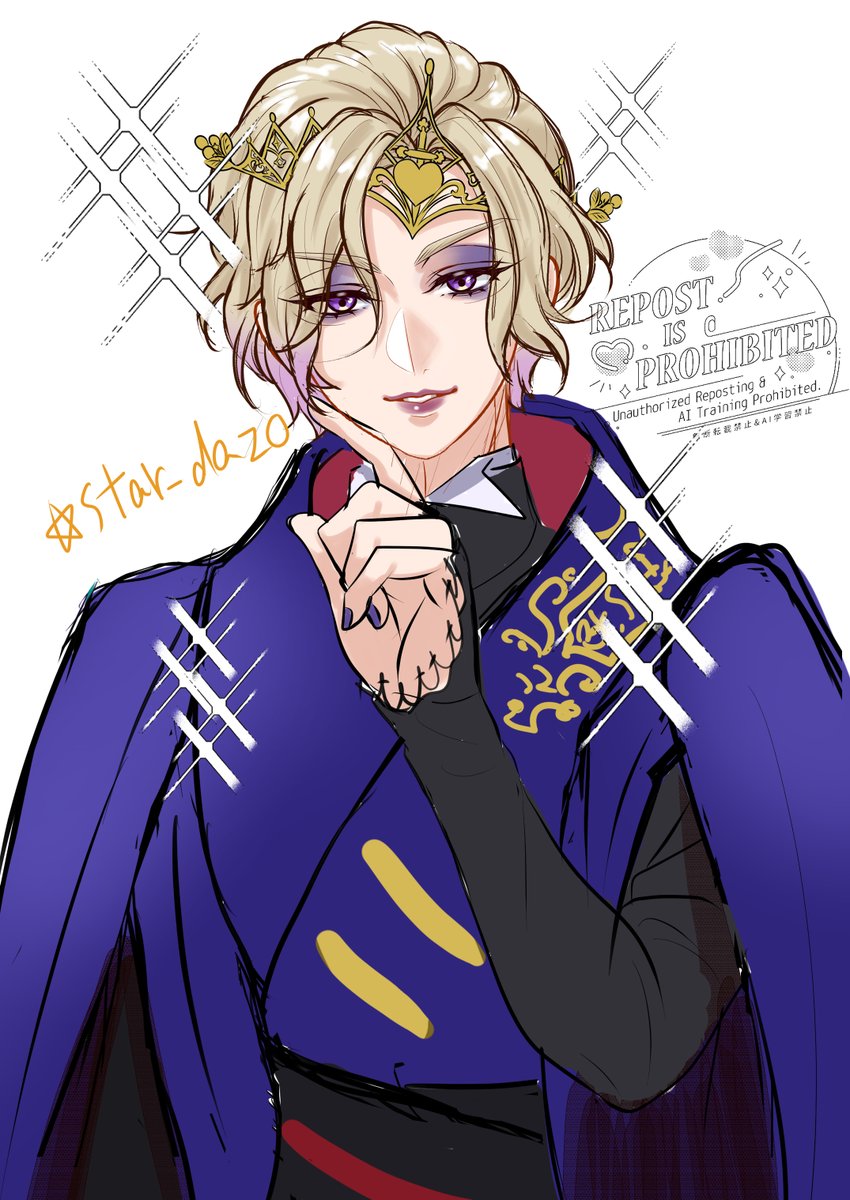 star_dazo's tweet photo. 短髪で寮服着てる👑見たいな～のラクガキ https://t.co/mrP7WRCoM4