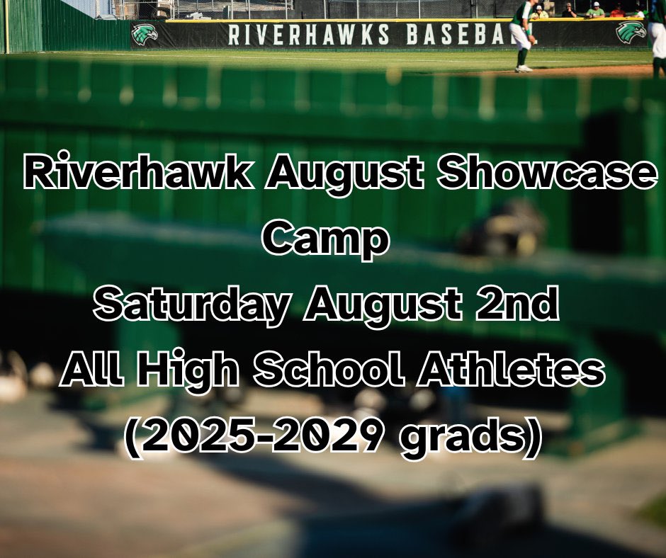 CoachCone32's tweet image. Sign up today!! Spots filling quickly! #RiseHigh | #TeamNSU
riverhawkbaseballcamps.com