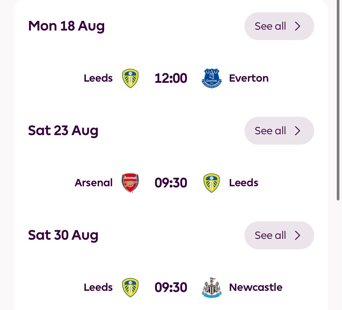 LUFCBayArea's tweet image. Kickoff times for August confirmed. Two 9.30am PT Saturday meetups!! 😀