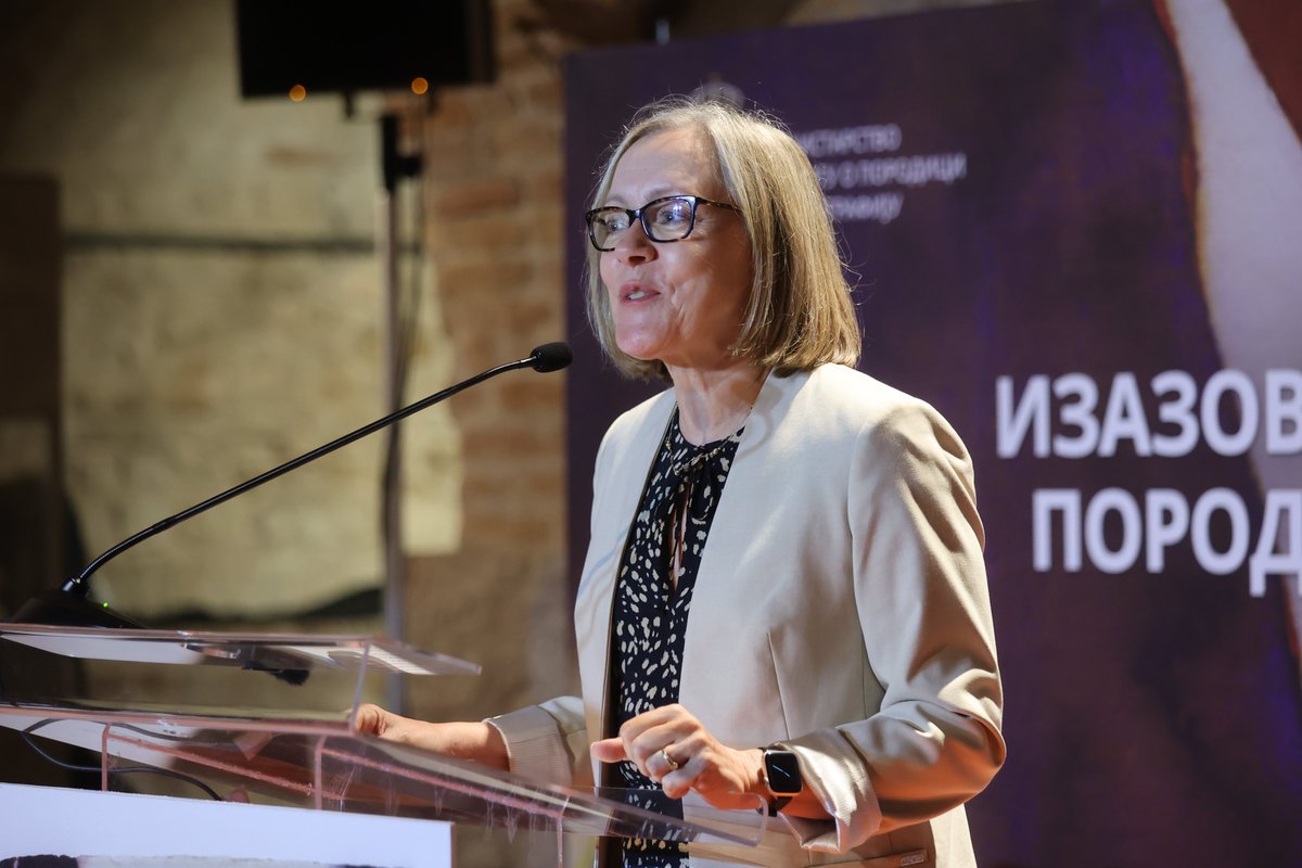 “Demographic trends are not about numbers—they are about people’s ability to make informed, supported choices about their lives. <a href="/UNSerbia/">UN Serbia 🇺🇳 🇷🇸</a> works w/ institutions to ensure that policies &amp; systems respond to these realities,” said Matilda Mordt.