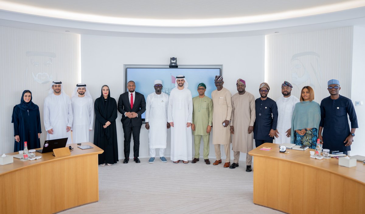 ayowisdom_'s tweet image. To wrap up today’s engagements in the United Arab Emirates, I had the honour of meeting with His Excellency, Omar Al Olama, the Minister for Artificial Intelligence, Digital Economy, and Remote Work Applications.
Our discussion focused on a shared vision: creating meaningful…