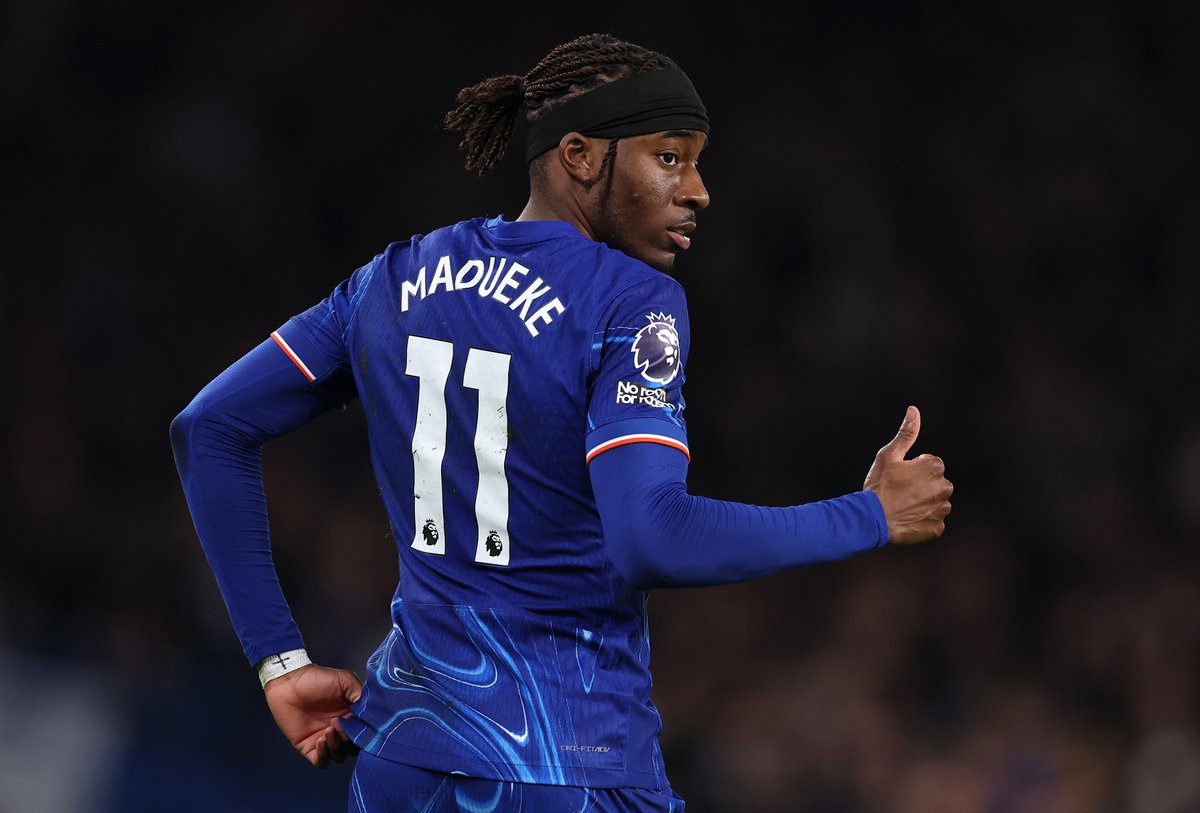 LeGrove's tweet photo. Arsenal haven't had an adequate rotation option for Bukayo Saka for 4 seasons. 

Madueke plays on the right, has pace to burn, and played 32 Premier League games for a top 4 team. He's second only to Doku for progressive carries. He improved a lot last. year, and he's only 23.

I do not understand why anyone would think that would affect signing Eze, who is an attacking midfielder playing as a 10, or a left wing option, who would solve totally different problems for this squad. 

We're getting a rotation option for Saka, no need for drama.