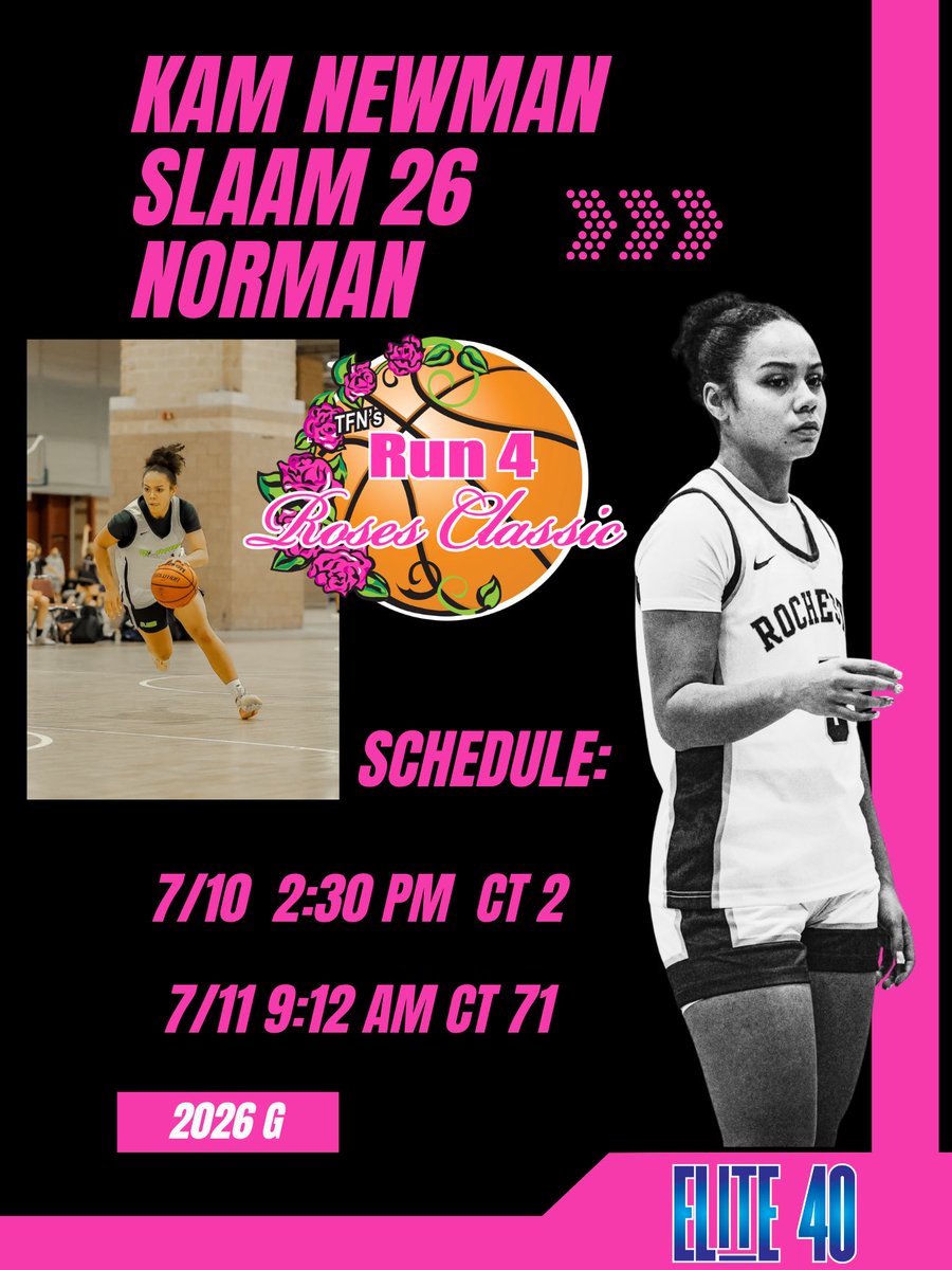 Come check my teammates and I out <a href="/TFNsRun4Roses/">TFN's Run 4 Roses</a> 💙💚  <a href="/Slaam26Norman/">SLAAM26NORMAN</a> <a href="/RochesterGBBall/">Rochester Lady Rams</a> <a href="/Elite40League/">Elite 40 League</a>