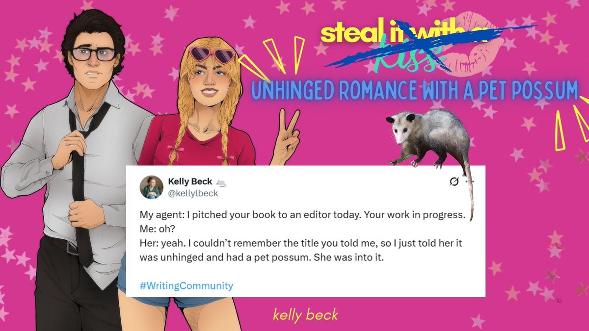 A Dolly Parton wannabe walks into a bank and robs &amp; kidnaps her ex-boyfriend...wait, what's the punchline again? 
🤑only one getaway car 
💋 themed "escape" playlists 
🤑She brought her pet 'POSSUM?
💋We're gonna die...  

FLORIDA!!! x PLEASE PLEASE PLEASE 💋

#UnhingedPit #R