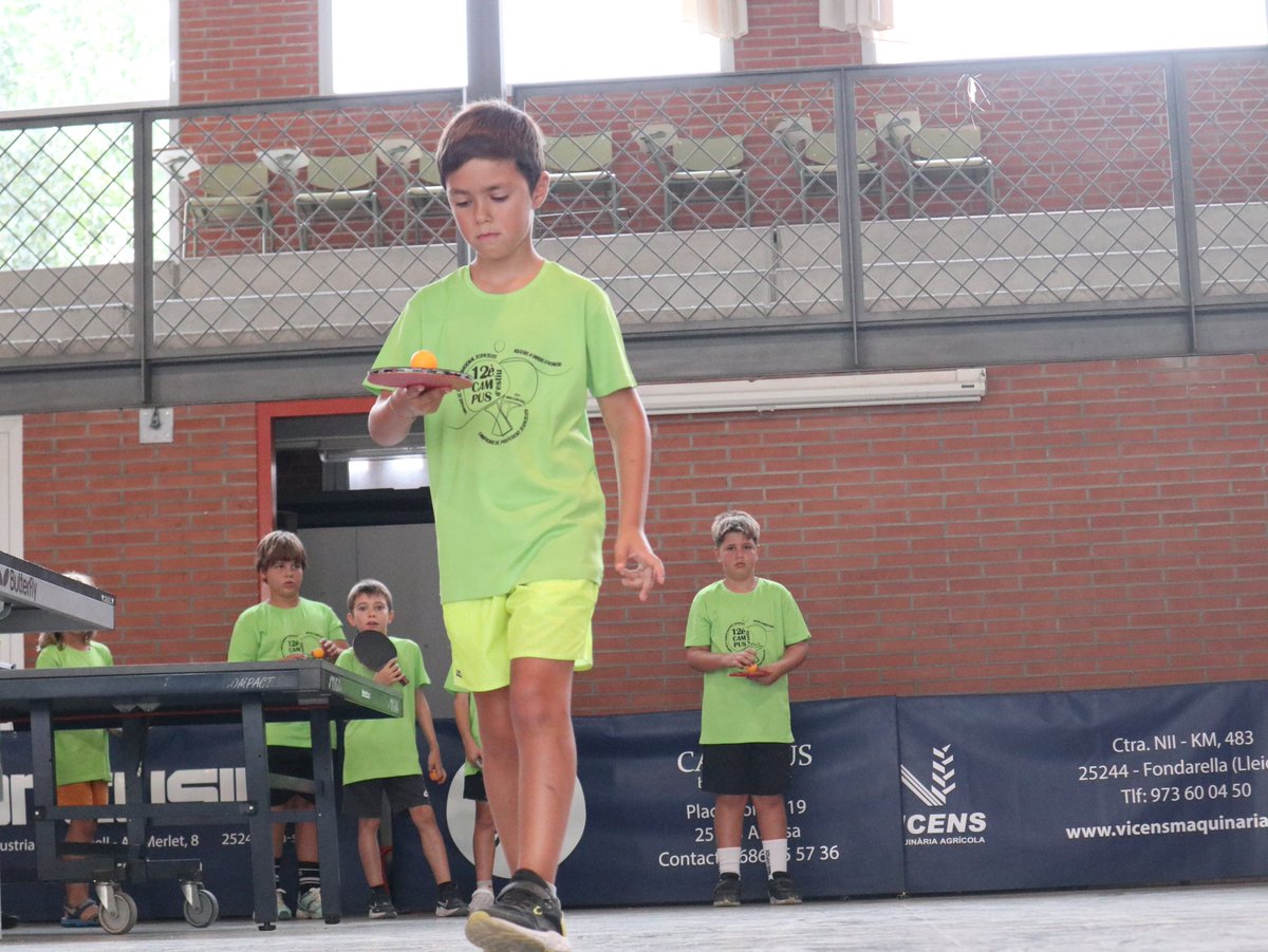 🏓 Seguim amb el tercer dia de campus

➡ Iniciació
➡ Jocs d'aprenentatge
➡ Activitats fora de taula

📝 Inscripcions per a la segona setmana
🔗 cutt.ly/jwq6RSq7