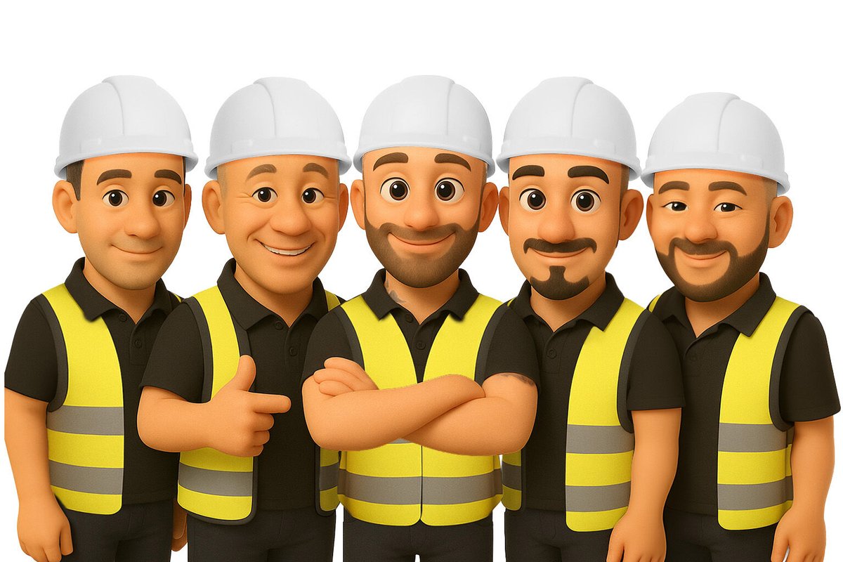 Introducing...our installation Team: Robert, Sam, Stephen, Richard &amp; Duncan. They may look a little different here, but when it comes to safety, quality &amp; compliance, we aren't joking. Our installation teams are #SEIRS registered. 

View our team here: stakapal.co.uk/meet-the-team/
