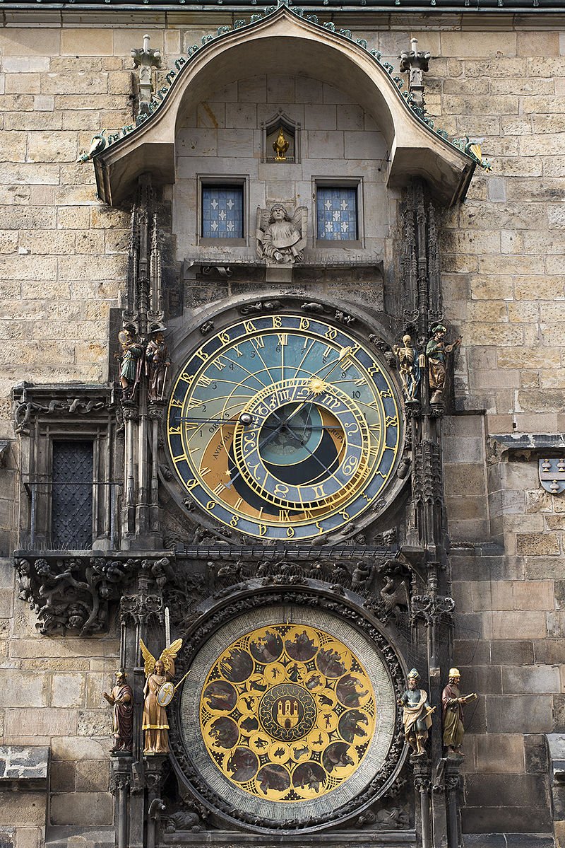 The Prague Astronomical Clock, or Orloj, is a medieval clock on the Old Town Hall in Prague, Czech Republic. Installed in 1410, it is the world's third-oldest astronomical clock and the oldest still functioning. ✍️