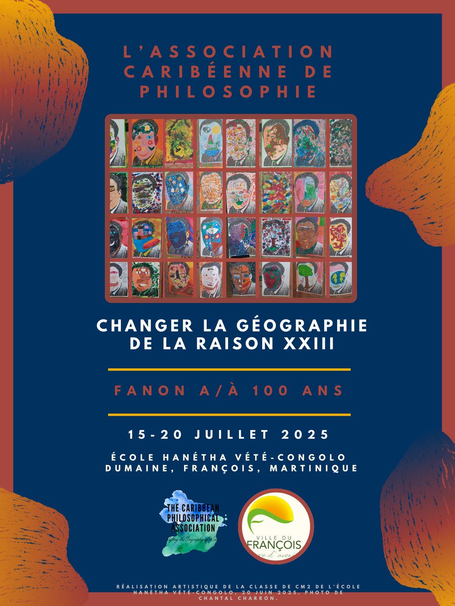 caribphil's tweet image. The updated program of the Caribbean Philosophical Association Annual Conference XXIII: Fanon at One Hundred is now available. For more information, visit our website: caribbeanphilosophy.org/conference