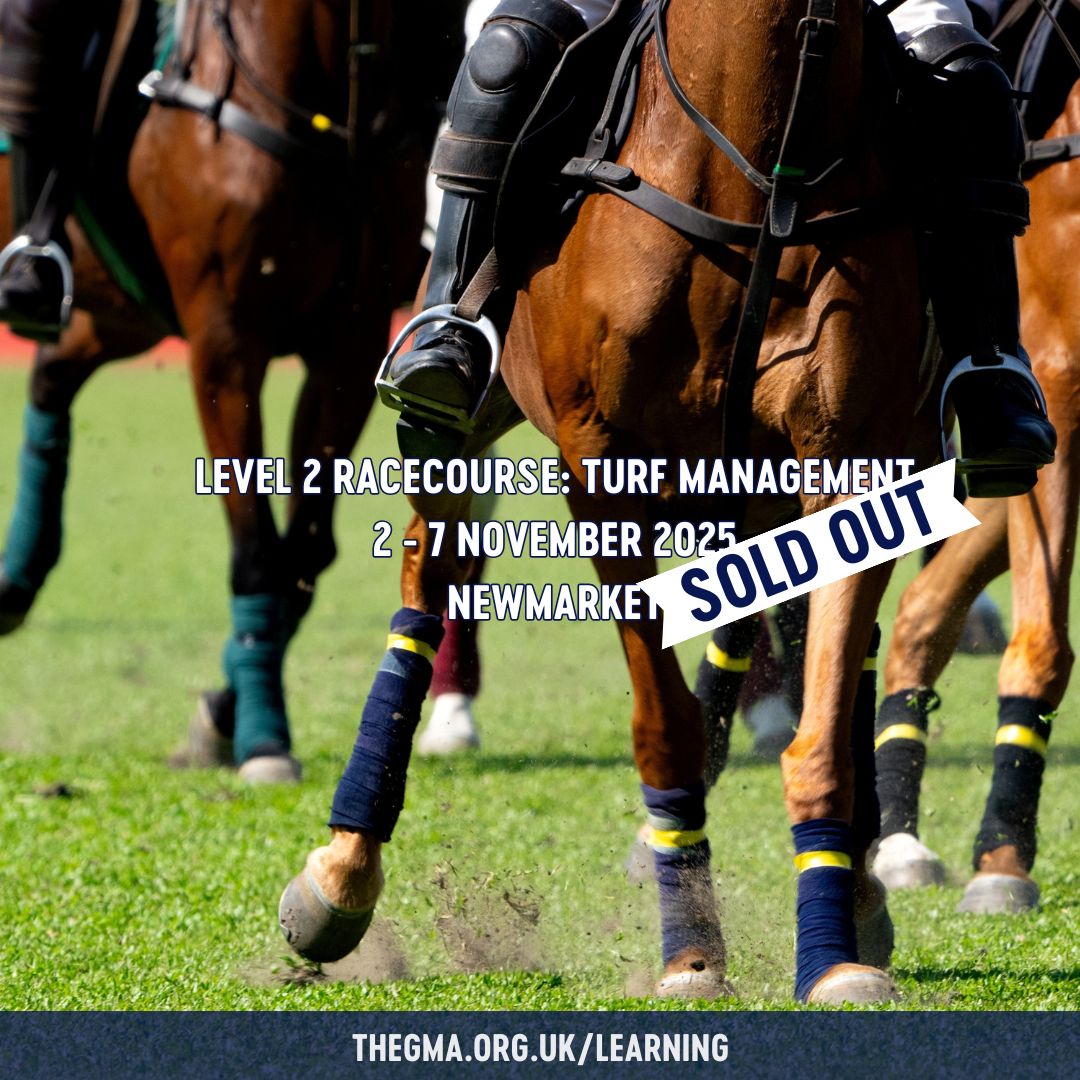 Grounds Management Association (@wearethegma) on Twitter photo Our face-to-face Level 2 Racecourse: Turf Management Course, taking place in November this year is officially sold out! 🎫
The GMA will be hosting an additional course in early 2026. Interested? Contact learning@thegma.org.uk to learn more and register your interest.
Stay Our face-to-face Level 2 Racecourse: Turf Management Course, taking place in November this year is officially sold out! 🎫
The GMA will be hosting an additional course in early 2026. Interested? Contact learning@thegma.org.uk to learn more and register your interest.
Stay