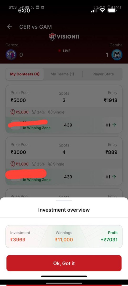 Cleansweeps in Football Matches 🔥 
Members on 🔥 
Want To Play With My Team
Join My Telegram Channel 
t.me/nikhil619dream

#dream11

(No WhatsApp Prime All Are Fraud)