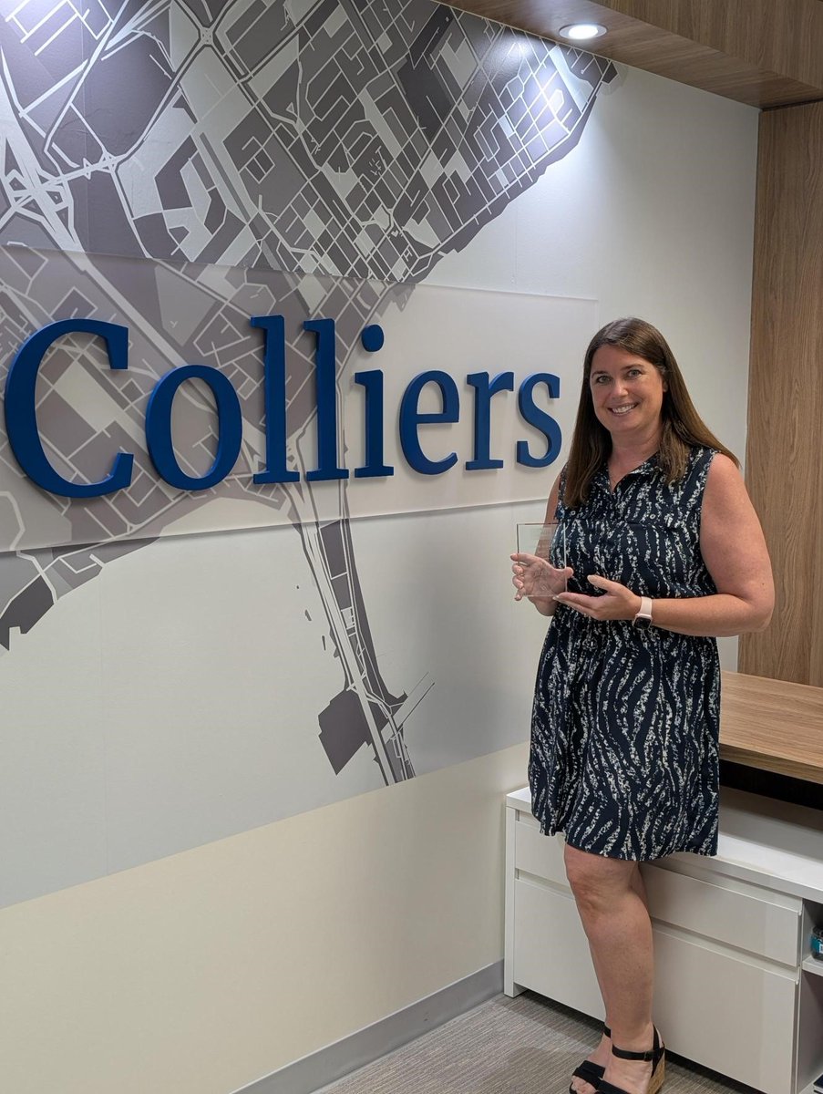 Oak_Bur_Ham_CRE's tweet photo. Jennifer Byers has been awarded the 2024 Advisor Support MVP award by Colliers!  This award recognizes her outstanding teamwork and dedication.  

Please join us in congratulating her on this well deserved award! 🏆 https://t.co/jHFWnWCYbb