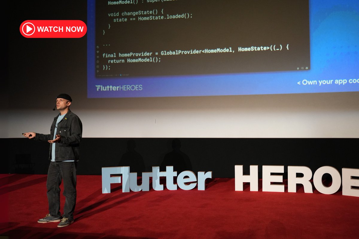 flutterheroes's tweet image. Tired of fragile tests and tangled code? It’s time to throw your dependencies out of the ring — and own your Flutter codebase once and for all.
🟢🎥 Watch “Own your app code: throw dependencies out of the ring”
👉🏻 youtu.be/wA6F4N26ap4
and learn how to:
• Use Ports &…